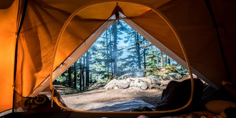 Где я могу поселиться в палатках в Калифорнии?