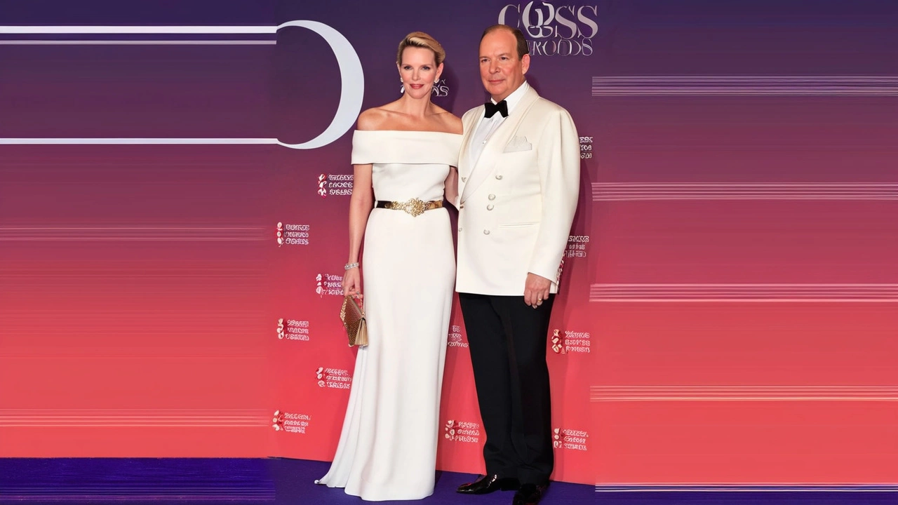 Принц Альбер II и принцесса Шарлен посетили 75-й ежегодный гала-концерт Красного Креста в Монако